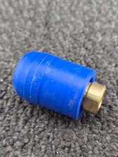 QTY 6 Blue Safe Quick Connect Female Coupling 2-1/2" OAL
