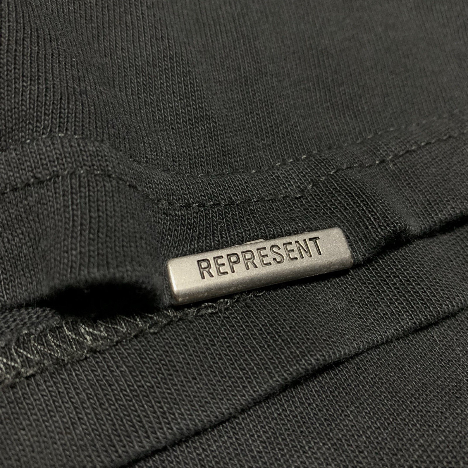 Represent Small Eagle End Stained Black Tee - image 6