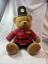 FAO Schwarz Toy Soldier Teddy Bear Plush Stuffed Animal Collectible 21"