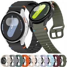 Silicone Straps For Samsung Galaxy Watch 7 6 5 4 44mm 40mm 20mm Sport Band