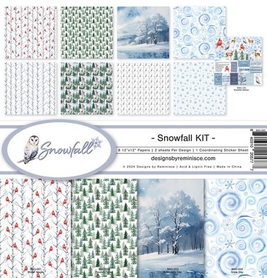 Reminisce Collection Kit 12''X12'' - Schneefall - 5A002BXH-1GFG2