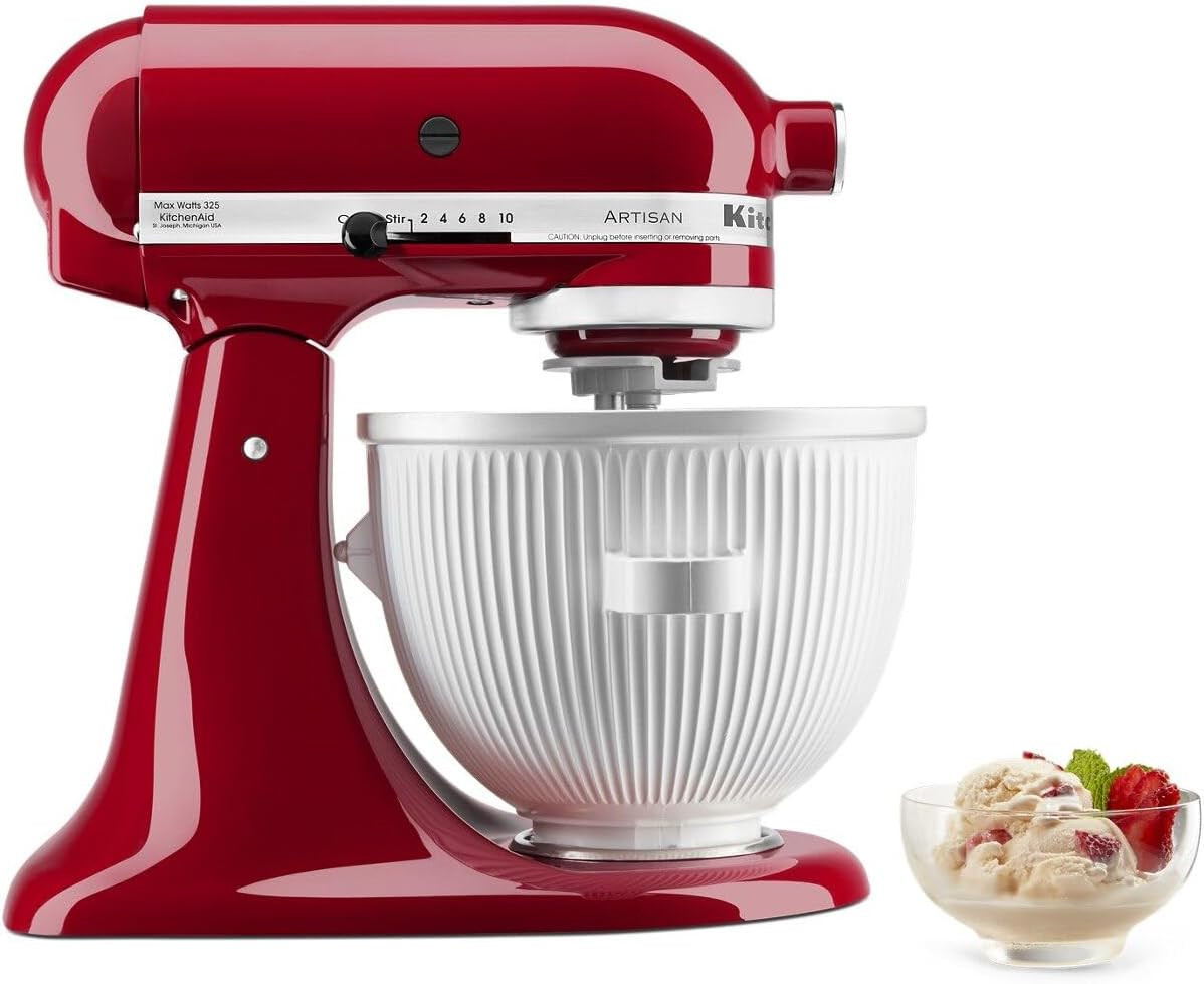 Kitchenaid 2 Quart Ice Cream Maker Attachment for Stand Mixe