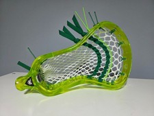Attack Pocket: New ECD ION Lime Mid Low Kelly Green Lax Lacrosse Head HERO 4.0