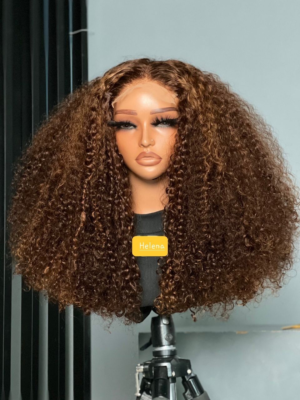 Peluca de encaje transparente 100 % cabello humano, rizos euroasiáticos, 5x5, SDD, 250 % densidad.