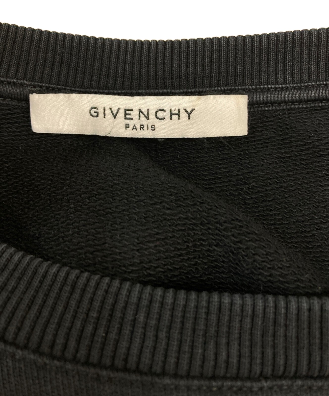 GIVENCHY logo sweatshirt Size: M Black Men BMJ04D30AF thumbnail 6
