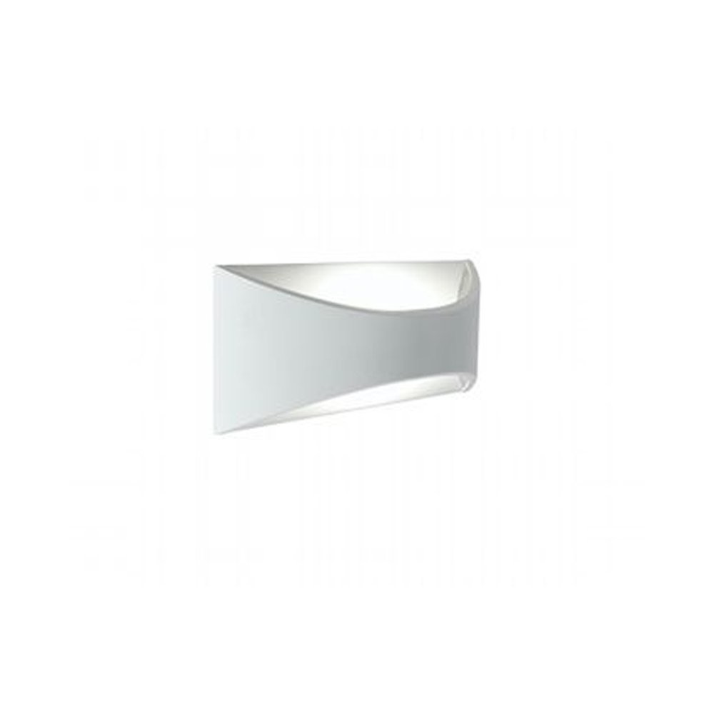 Lampada Parete Esterno Moon Design Moderno LED 6W Bianco 3000K Alluminio