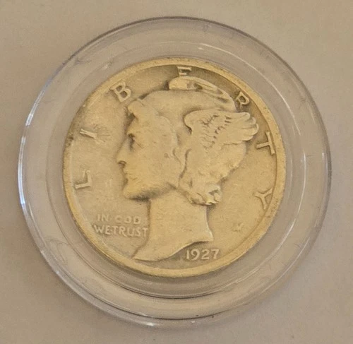 1927 Mercury Silver Dime 90% - Uncirculated 90% Silver
