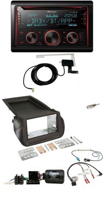 Pioneer 2DIN Lenkrad DAB USB CD Bluetooth Autoradio für Citroen Nemo Peugeot Bip