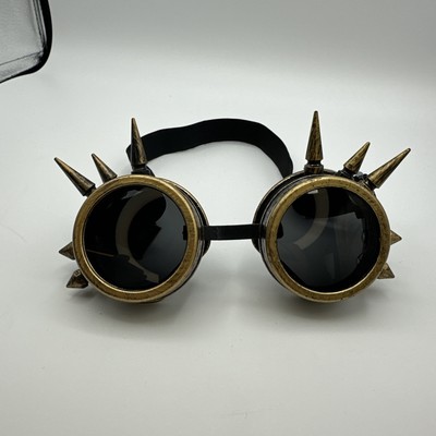 Steampunk Hat and Goggles Fancy Dress Halloween Gothic Costume  Brille