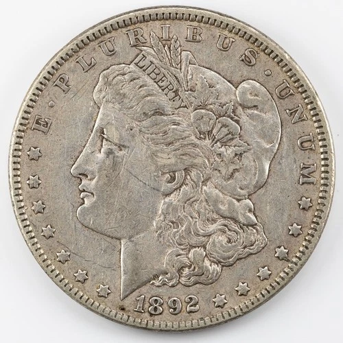 1892 Morgan Silver Dollar XF $1