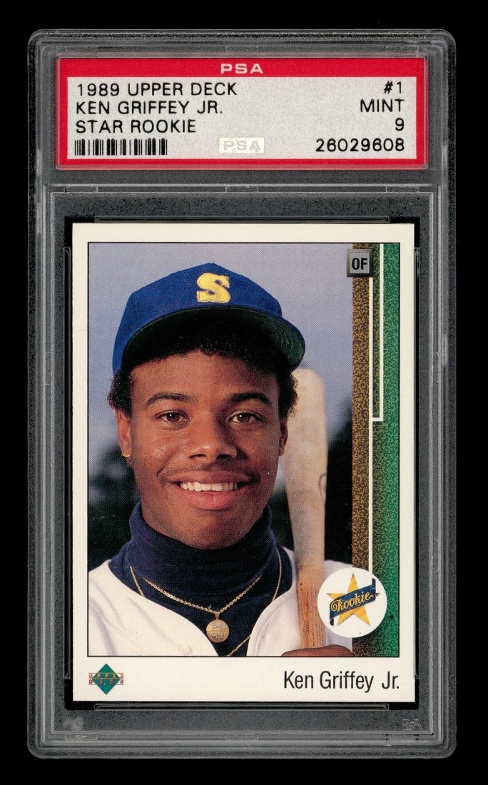 1989 Upper Deck Set-Break #  1 Ken Griffey Jr. Star Rookie PSA 9 MINT