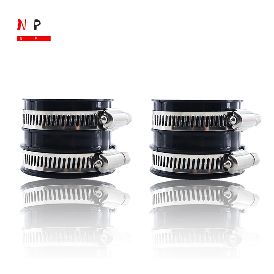 2X Carburetor Holder Intake Boot For Kawasaki Vulcan 500 EN500C LTD 16065-1320 - Image 2 of 4