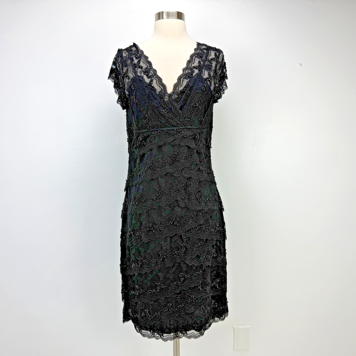 marina tiered lace dress Marina Tiered Embroidered Mini Dress Cinnamon