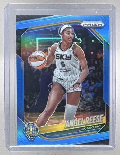 Angel Reese 2025 Panini Prizm Angel Reese #92 Blue