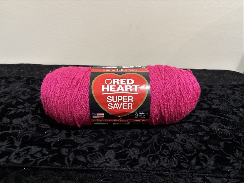 Red Heart Super Saver Yarn - Shocking Pink