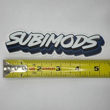 Subimods 5 Die Cut Sticker - Subaru Car Meet Window Decal Show Modification Jdm