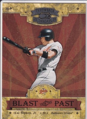 2004 Donruss Throwback Threads #BP-4 Cal Ripken Jr. Blast From the Past #/1500