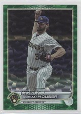 2022 Topps Series 2 Green Foilboard 147/499 Adrian Houser #486 zg6