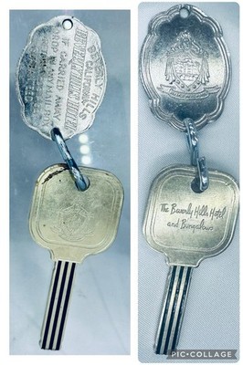 Beverly Hills Hotel & Bungalows Beverly Hills, CA 90210 Hotel Room Key Fob & Key