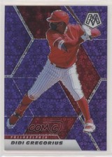 2021 Panini Mosaic Quick Pitch Purple Prizm 28/50 Didi Gregorius #116 0c3e