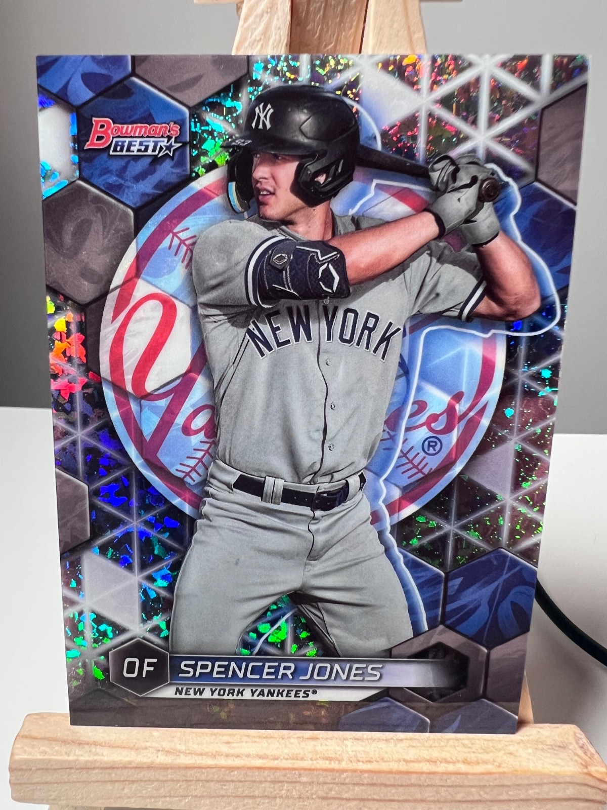 2023 Bowman's Best Spencer Jones Top Prospects Mini-Diamond Refractors #/299