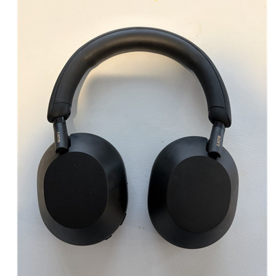 Sony WH-1000XM5 Black ANC Over-Ear Bluetooth Headphones w/ Case Cables