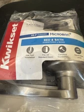 Kwikset Satin Nickel Passage Bed and Bath Door Lever Balboa