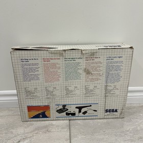 SEGA Master System Base System CIB Console Box 2 Controllers Hang-On Tested Work