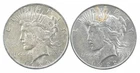 1923 & 1922 Peace Silver Dollar $1 Bullion Collection Lot *180