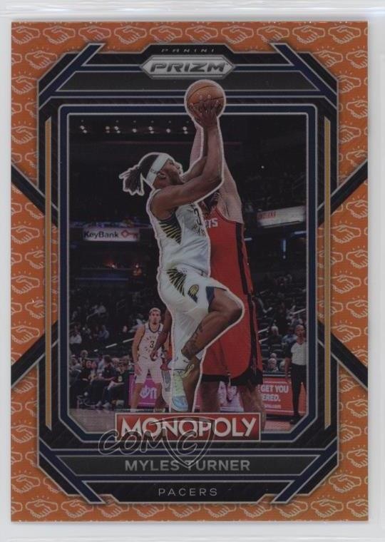 2022-23 Panini Prizm Monopoly Handshake Deal Prizm Myles Turner #35 1j6m