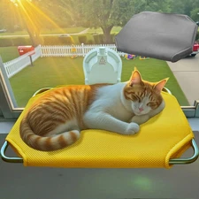 Cats Window Bed with Extra Strong Suction Cup, Detachable Large Cat Hammock for