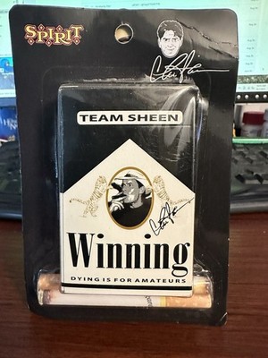 spirit halloween cigarette Very Rare Charlie Sheen Spirit Halloween Cigarette Pack Prop Two And A Half  Men