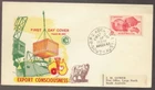 1963 Australia Export Conciousness Overseas Mailer Embellished John Gower FDC