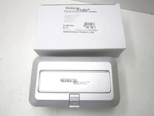 Stellar Labs (555-27515) Silver 4 Male XLR Pop-Up Stage Connector Steel Box 