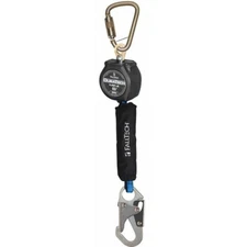 Falltech Class 1 DuraTech Mini Single 6' Self-Retracting Lanyard Steel Snap Hook