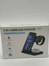 3 in 1 Wireless Charger, 18W Fast Charger Pad Stand Charging Station Dock