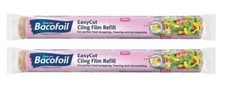 Bacofoil EasyCut Frischhaltefolie Nachfüller 2er Pack 35cm x 60m Food Wrap Multibuy Sparen