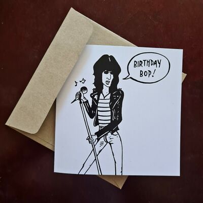 JOEY RAMONE Birthday Card / The Ramones / Punk Rock / Blitzkrieg