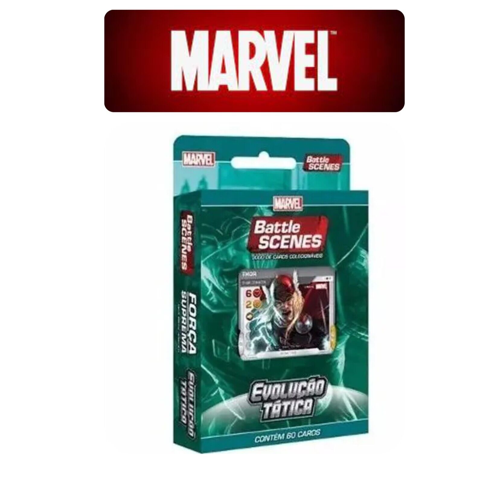 BRAZIL IMPORT: Marvel Battle Scenes Card Game Deck: DO CRIME