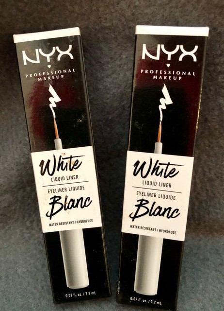 nyx white liquid eyeliner