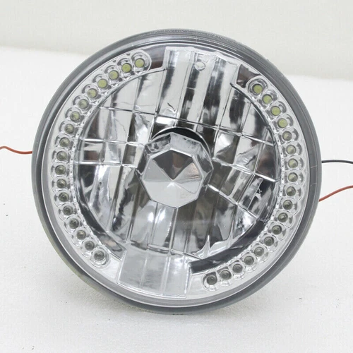 7" Inch Headlight LED White Light Headlamp Pair Fits 1976-2017 Jeep Wrangler - Picture 5 of 5