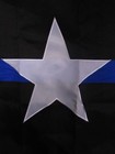 3x5 Embroidered Sewn USA Police Thin Blue Line