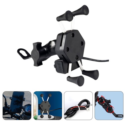 Mobile Phone Holder for Bikes Motorcycle Support Navigation Charging - 第 2/12 張圖片