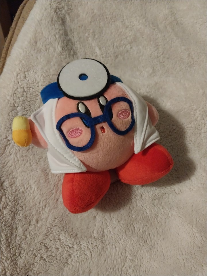 Kirby Adventure All Star Kirby 5" Doctor Plush Little Buddy 1680 eBay