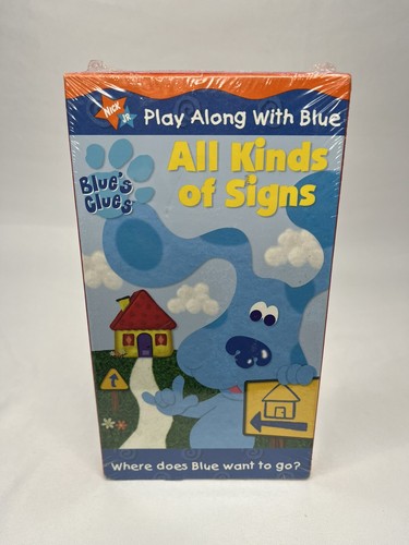 Blues Clues - All Kinds of Signs (VHS, 2001) for sale online | eBay