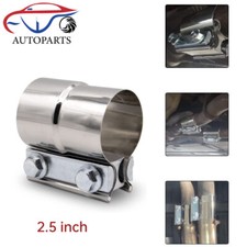 2.5 Lap Joint Exhaust Band Clamp For Muffler Sleeve Coupler Stainless Steel