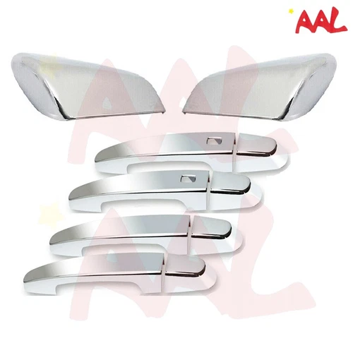 For 21 Chevy Equinox Chrome mirror w/ blinker + 4 Door Handle Cover w/ 2 Smart k