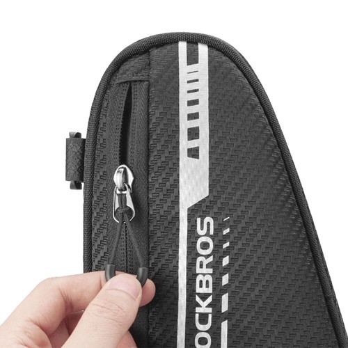 ROCKBROS Road Bike Triangle Bag Waterproof Cycling Front Tube Frame Bicycle Bags - Picture 12 of 12