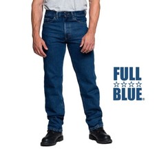 Full Blue Men's Regular Fit 5-Pocket Jeans  Medium Stonewash