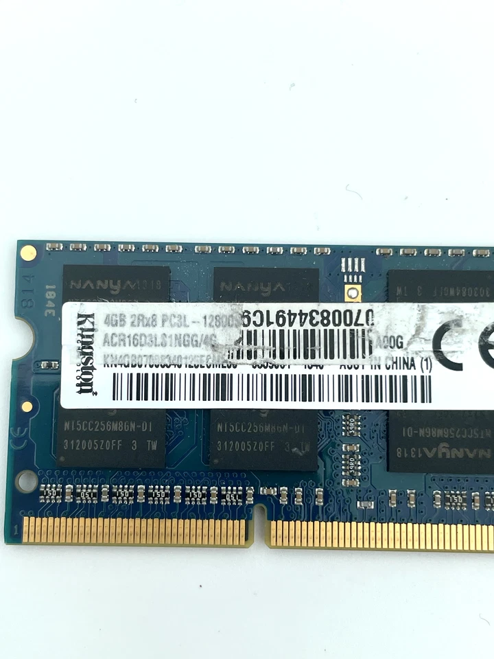 Kingston DDR3 6GB (4GB + 2GB) 2Rx8 / 1Rx8 12800S /  Ram Memory / Laptop - Image 3 of 4
